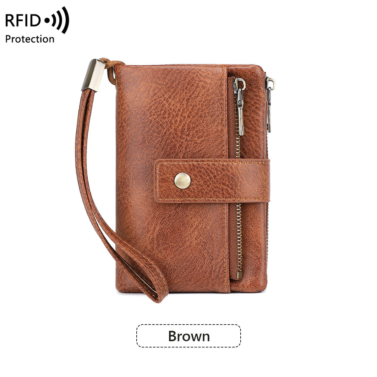 Women's Swiping Retro Off Short Style Coin Purses