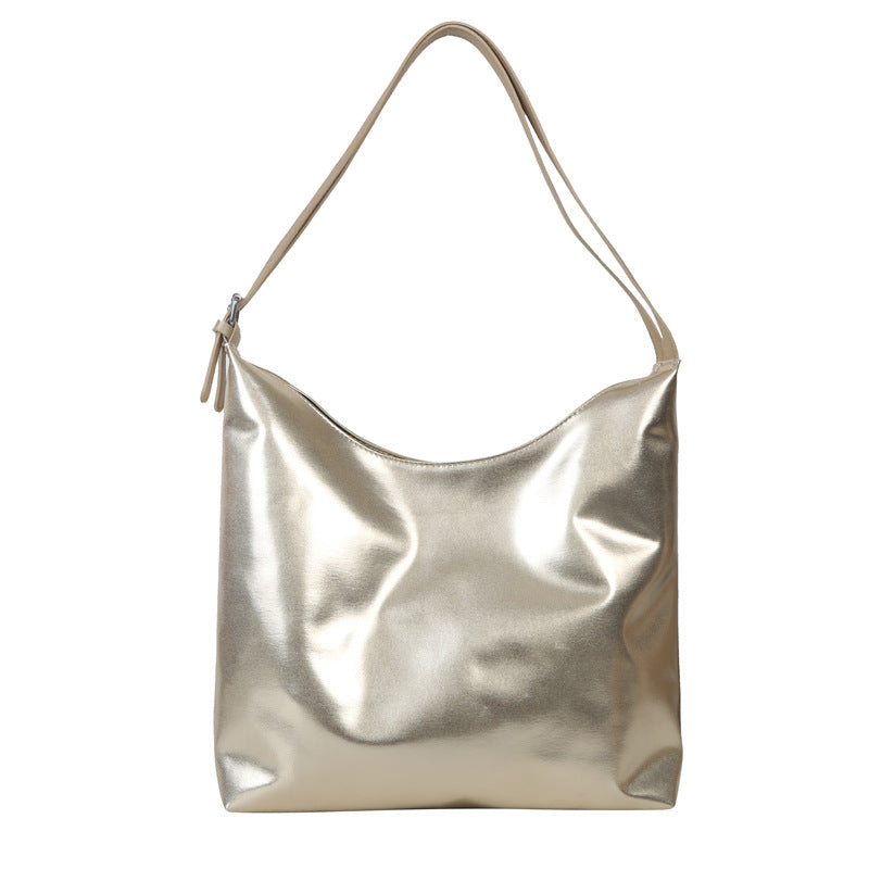 Women's Korean Big Large Capacity Textured Lazy Bags