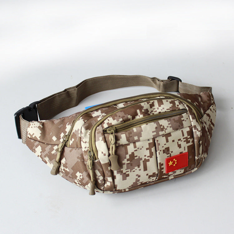 Men's Army Fan Large Capacity Business Collect Men's Waist Packs