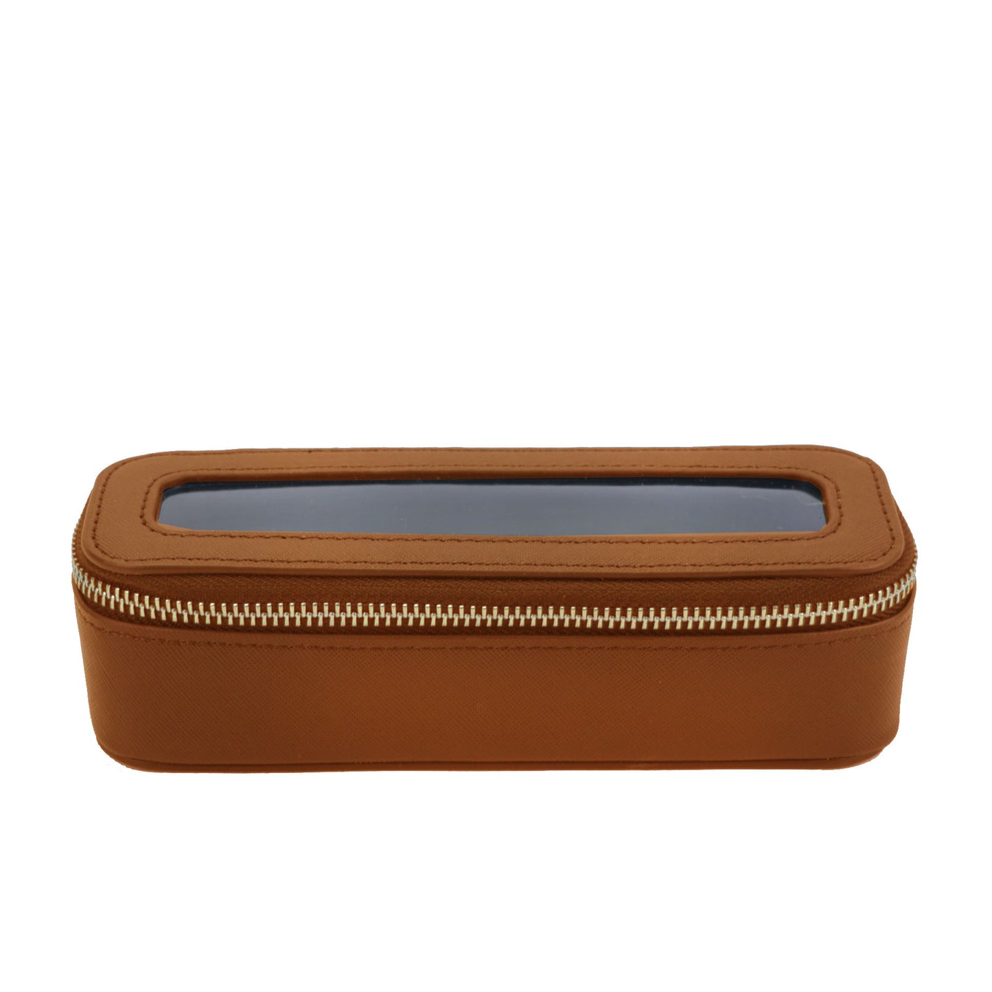 Women's Leather Waterproof Transparent Wash Large Capacity Makeup Cosmetic Bags