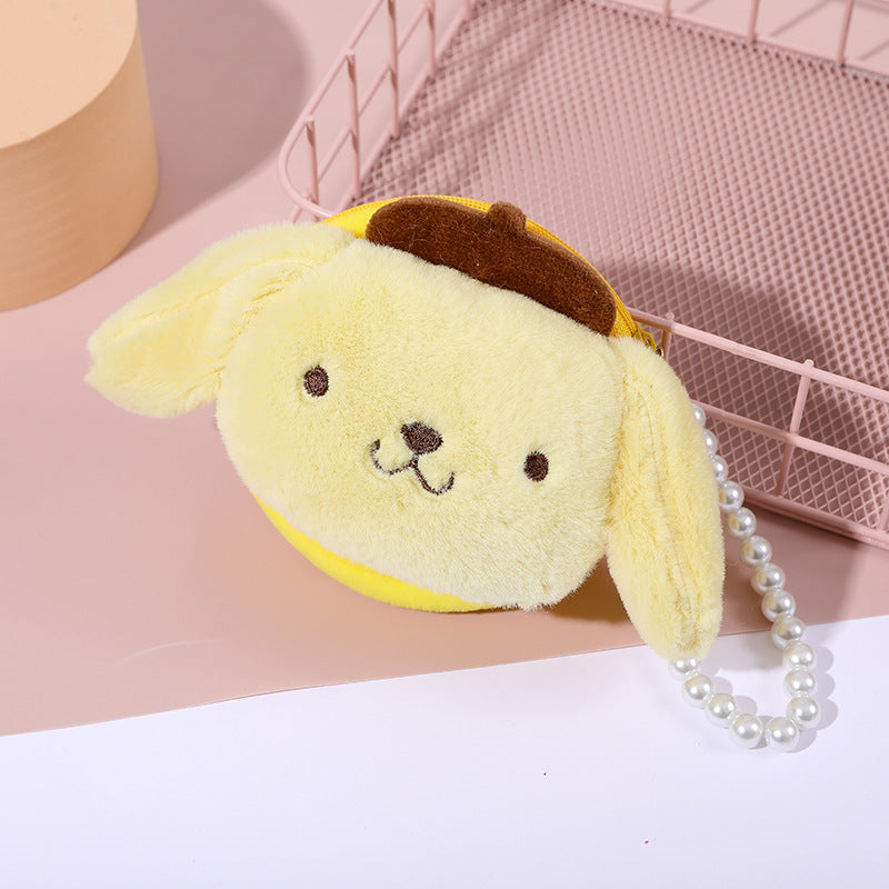 Children's Pendant Plush Creative Mini Clow Storage Coin Purses