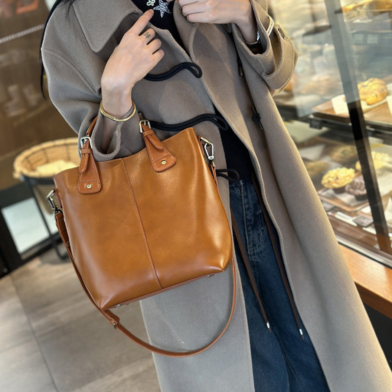 Comfortable Women's Genuine Leather For High-grade Women's Shoulder Bag