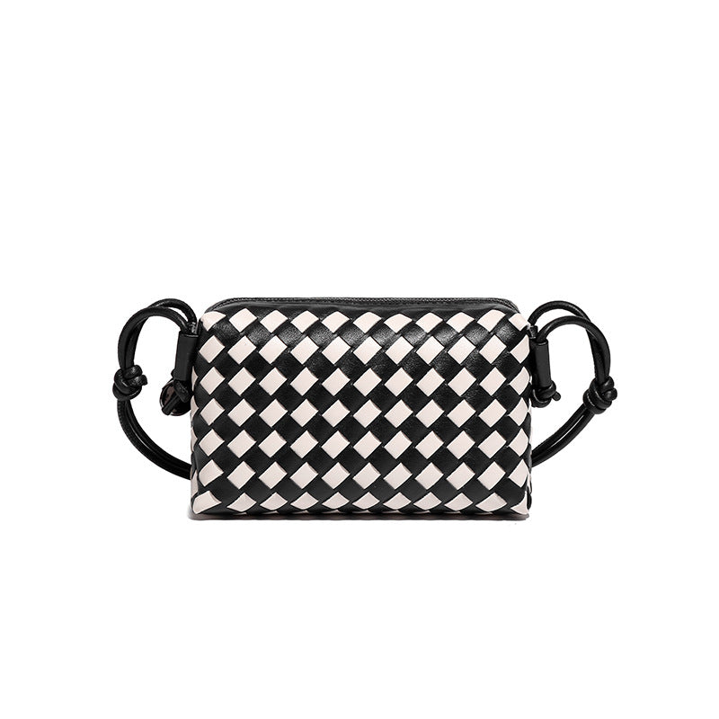 Women's Creative Hand Weaving Fashion Fashionable Boston Women's Messenger Bag