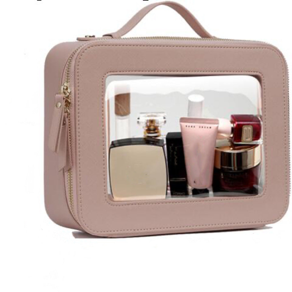 Transparent Essential Wash Large Capacity Storage Makeup Bag