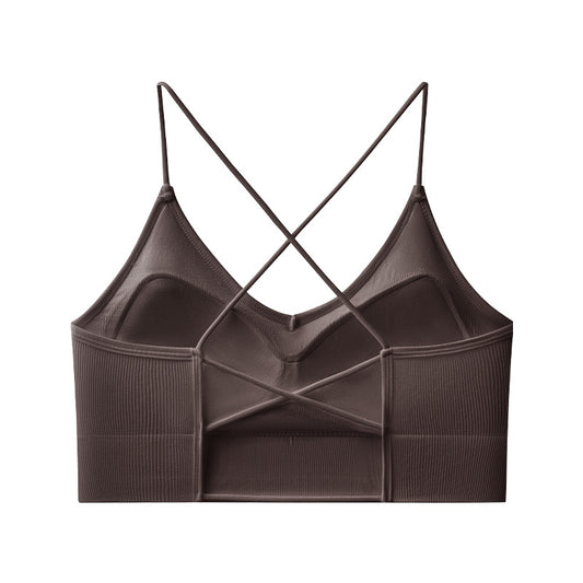 Strap Backless Bandeau One-piece Fixed Cup Tanks Camis