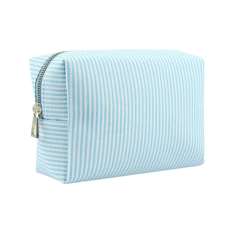 Seersucker Portable Outing Beauty Indian Style Bags
