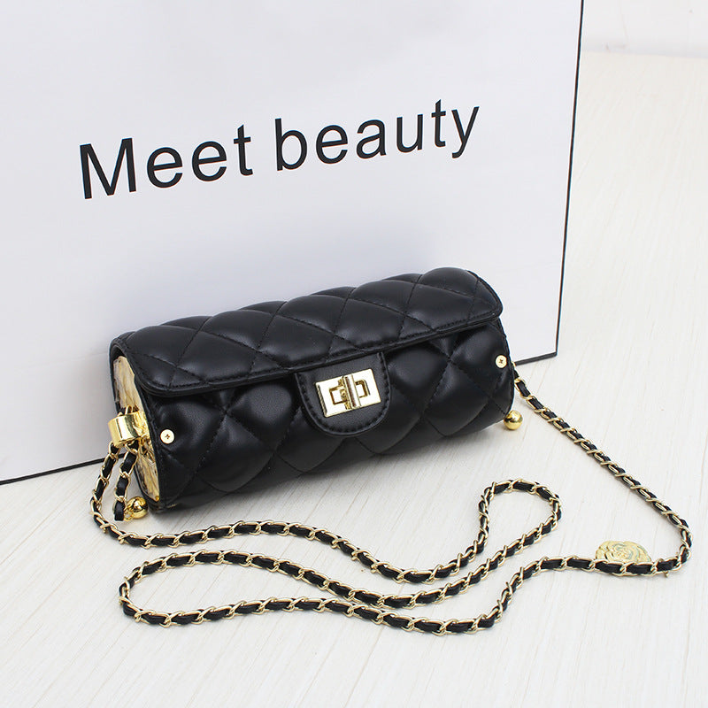 Classic Style Round Cylindrical Mini Versatile Phone Bags