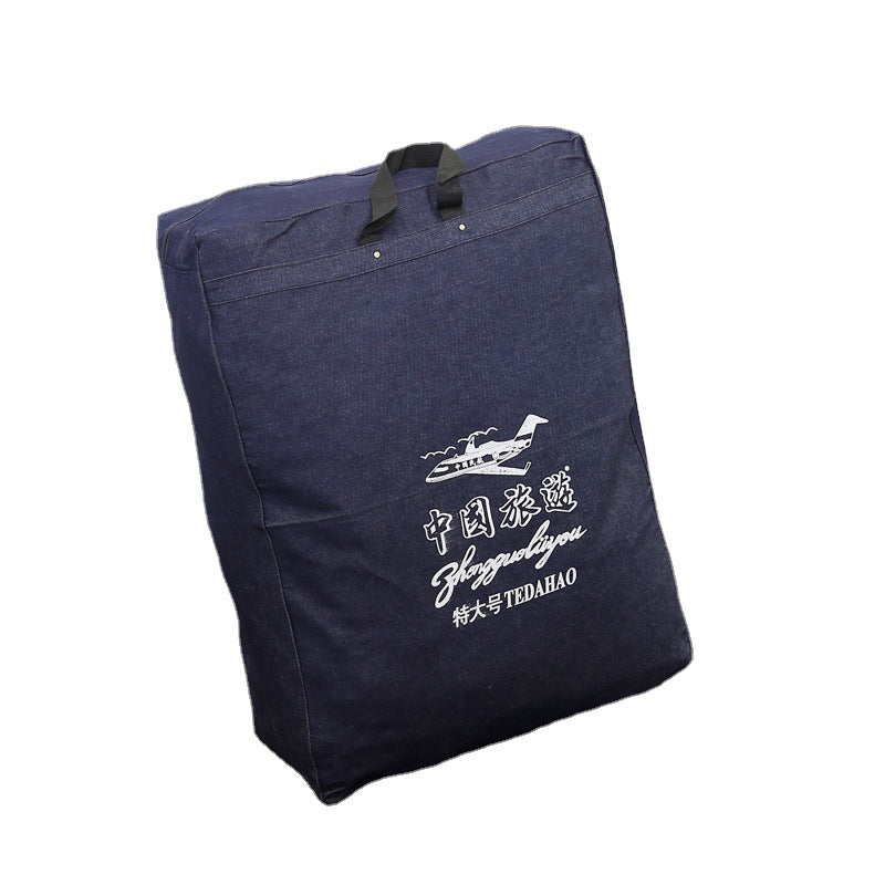 Creative Charming Thick Canvas Waterproof Moving Travel Bags