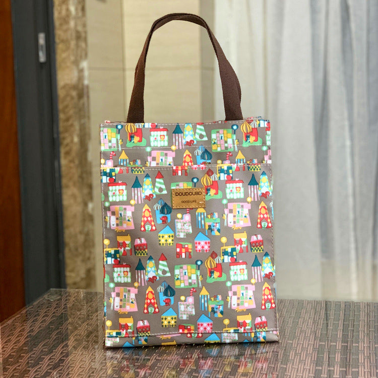 Running Volume Korean Style Waterproof Lunch Box Portable Handbags