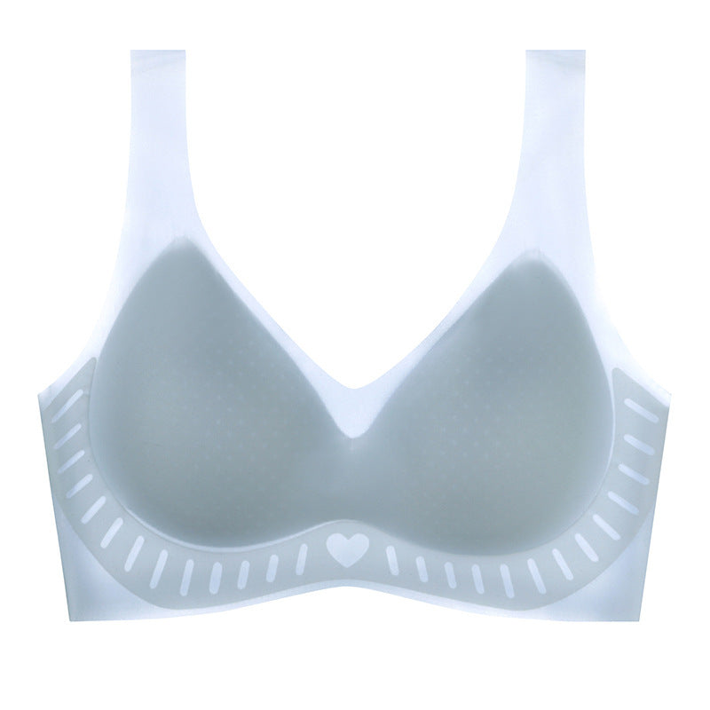 Women's Ice Silk Traceless Vest Big Chest Bras