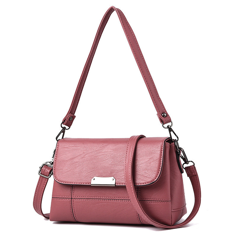 Women's Soft Leather Lady Mom Large Capacity Shoulder Bags