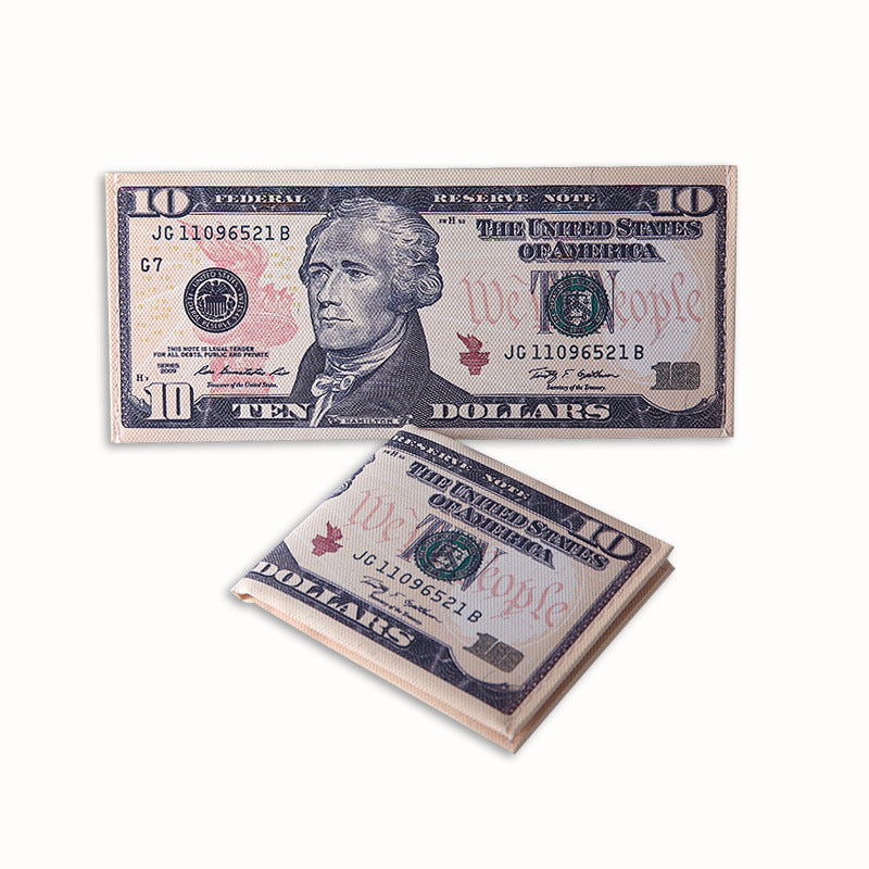 Men's Creative Dollar Printing Various Countries Pattern Men's Wallet