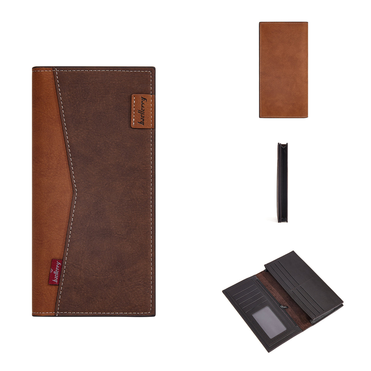 Men's Business Retro Multi Slots Thin Section Men's Wallet