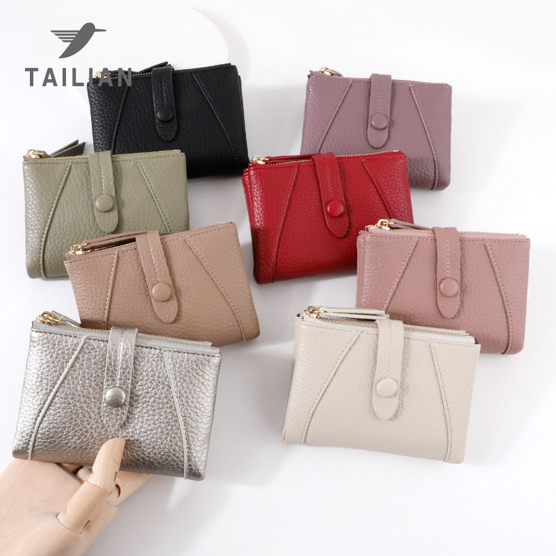 Women's Super Soft High-grade Large Capacity Bill Multiple Slots Ladies Wallet