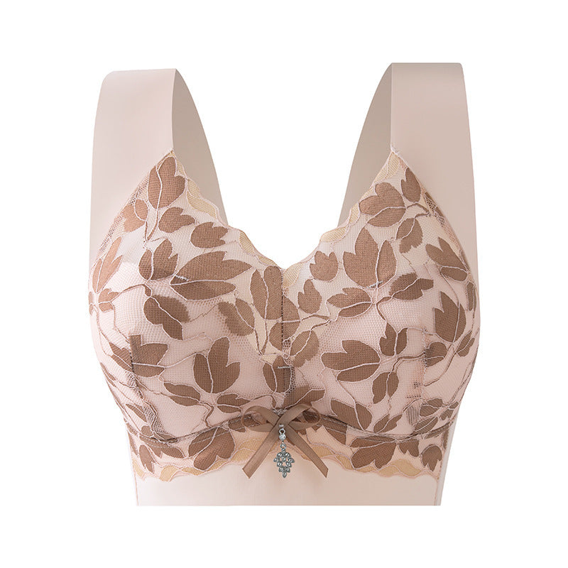Women's Push-up Wireless Seamless Adjusting Upper Support Everyday Bras