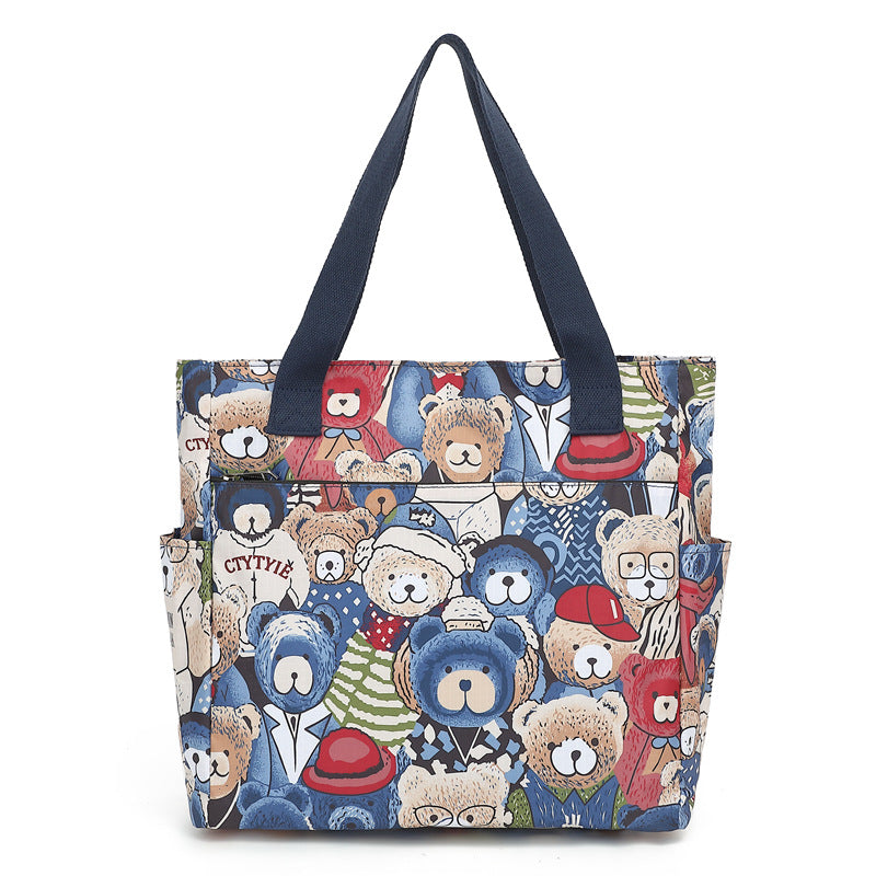 Mummy Portable Shopping Waterproof Printing Buggy Mother Women's Shoulder Bag
