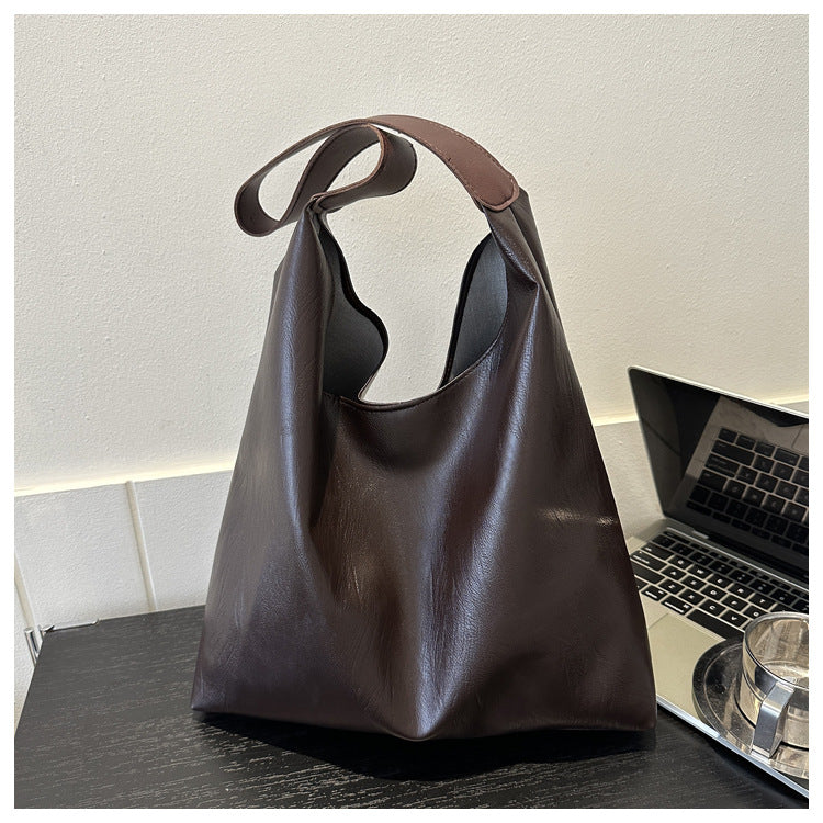 Women's Large Capacity Winter Korean Texture Trendy Shoulder Bags