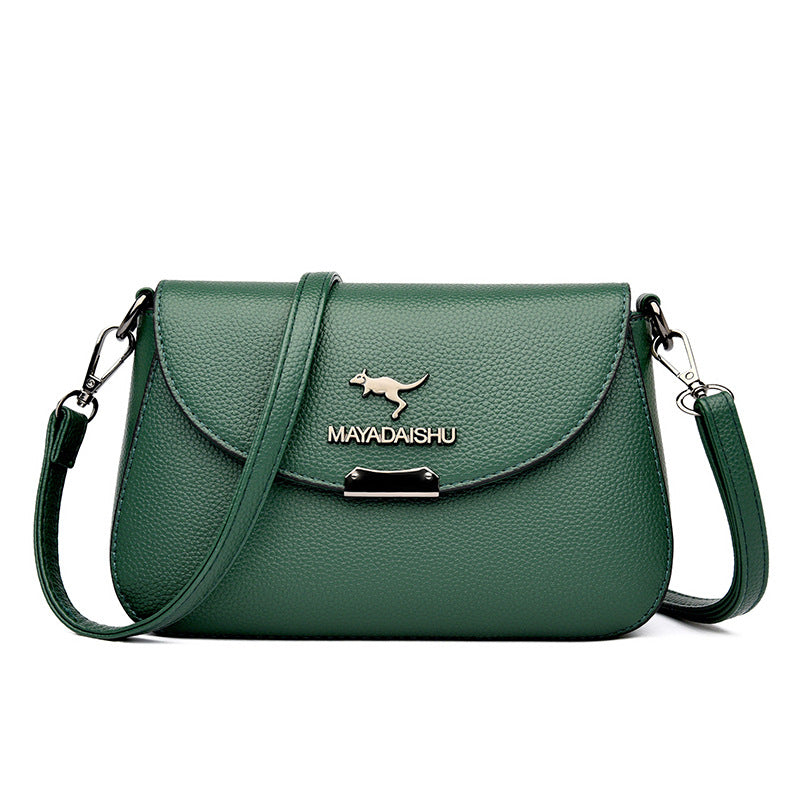Women's Soft Leather Fashion Large Capacity Mom Bags