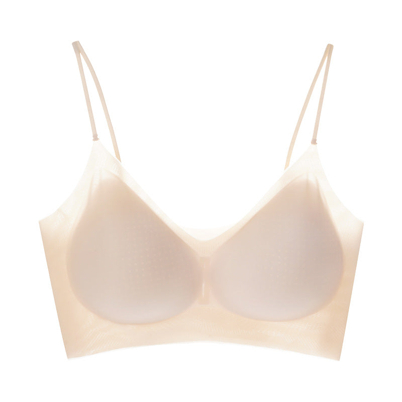 Underwear Spaghetti Strap Big Chest Small Bras