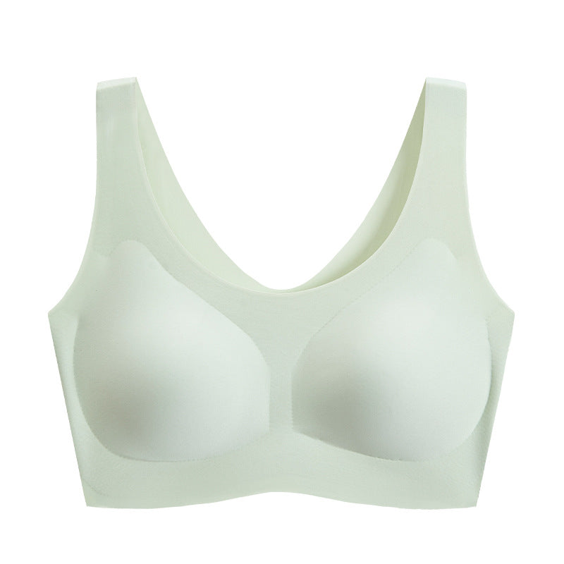 Women's Back Big Chest Small No Steel Bras