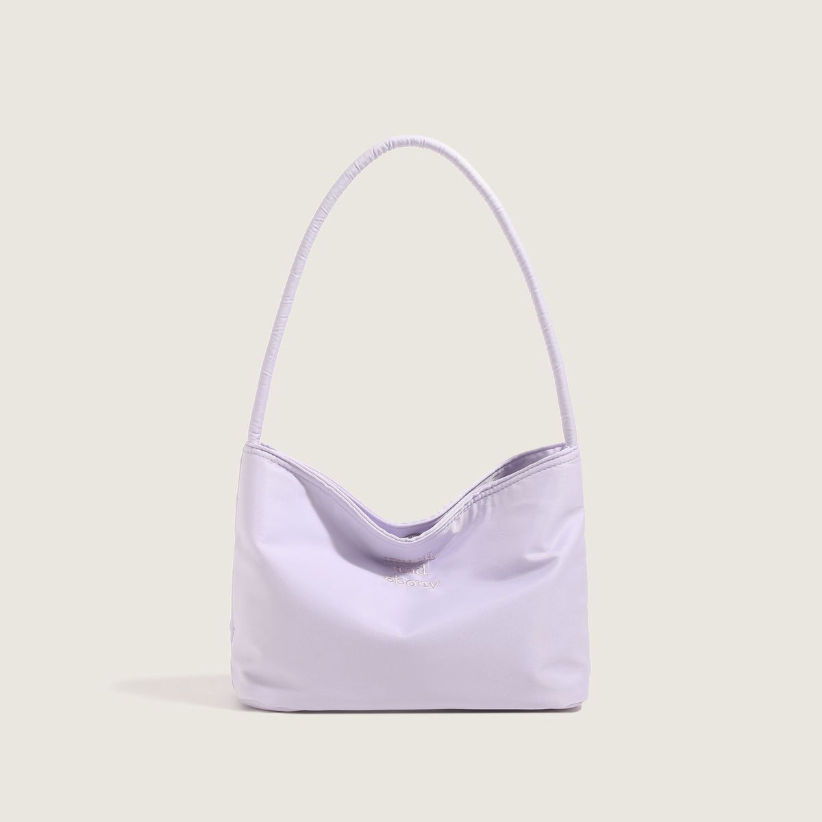 Women's Simple Nylon Embroidery Underarm Lightweight Gentle Solid Bags