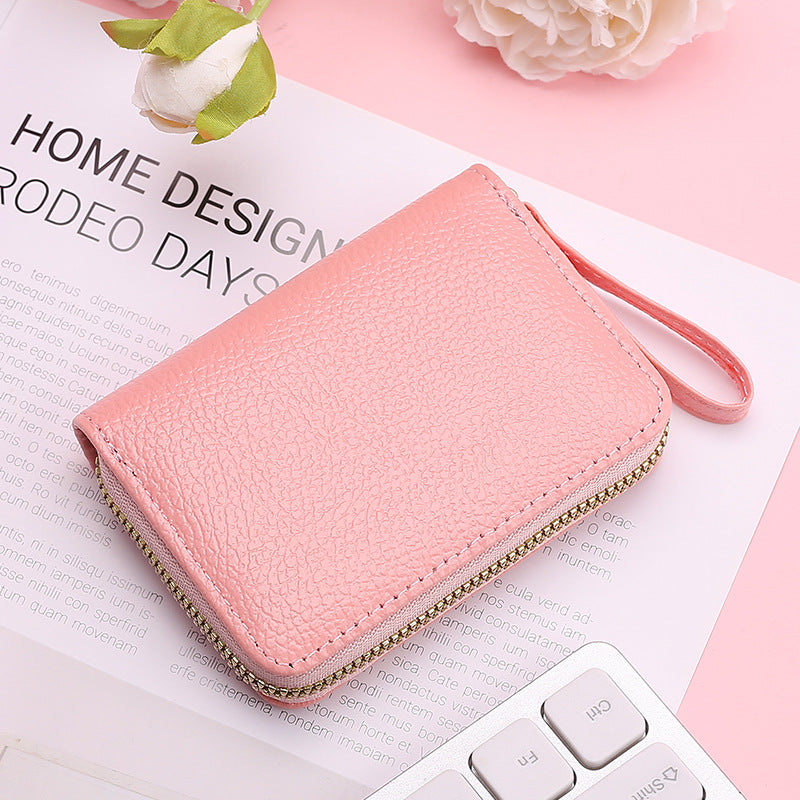 Women's Expanding Business With Slot Litchi Pattern Coin Purses