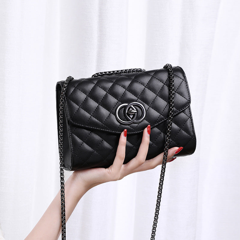 Women's Niche Genuine Leather Fashion Chain Design Women's Shoulder Bag