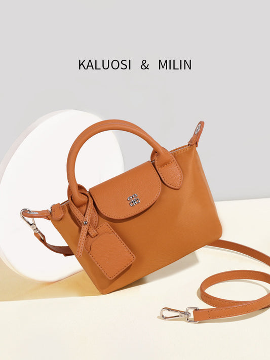 Women's French Style Mini Fashion Simple Dumpling Nylon Handbags