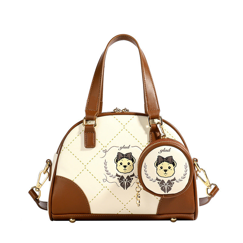 Women's Source Fashion Fresh Lady Contrast Color Dumpling Shopping Women's Messenger Bag