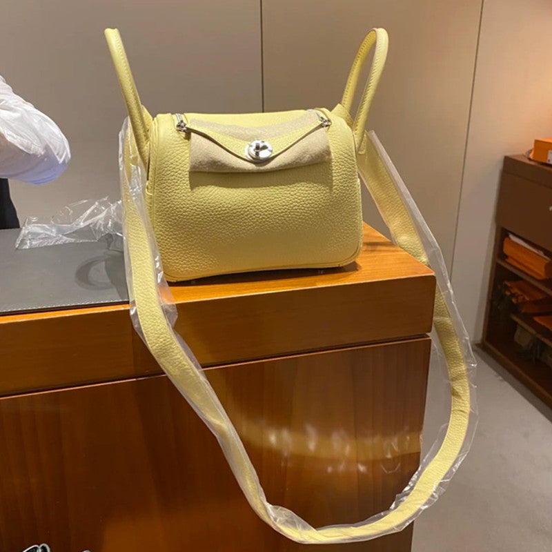 Women's Mini Doctor Cow Leather Portable Medical Handbags