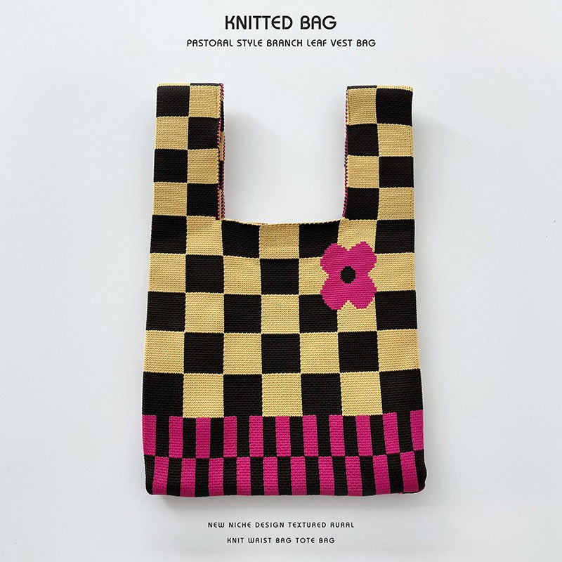 Series Knitted Versatile Large Capacity Commuter Holiday Bags