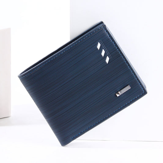 Men's Business Fashion Change Short Leather Clamp Men's Wallets