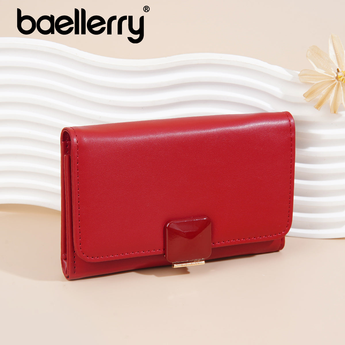 Women's Korean Style Multiple Slots Zipper Mid-length Coin Purses