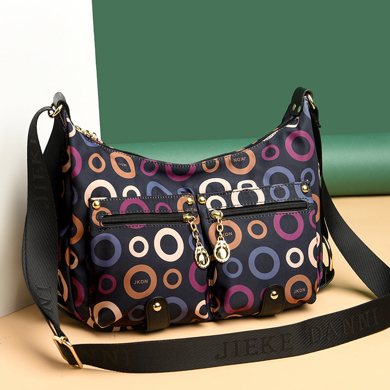 Women's Summer Waterproof Oxford Cloth Large Capacity Women's Messenger Bag