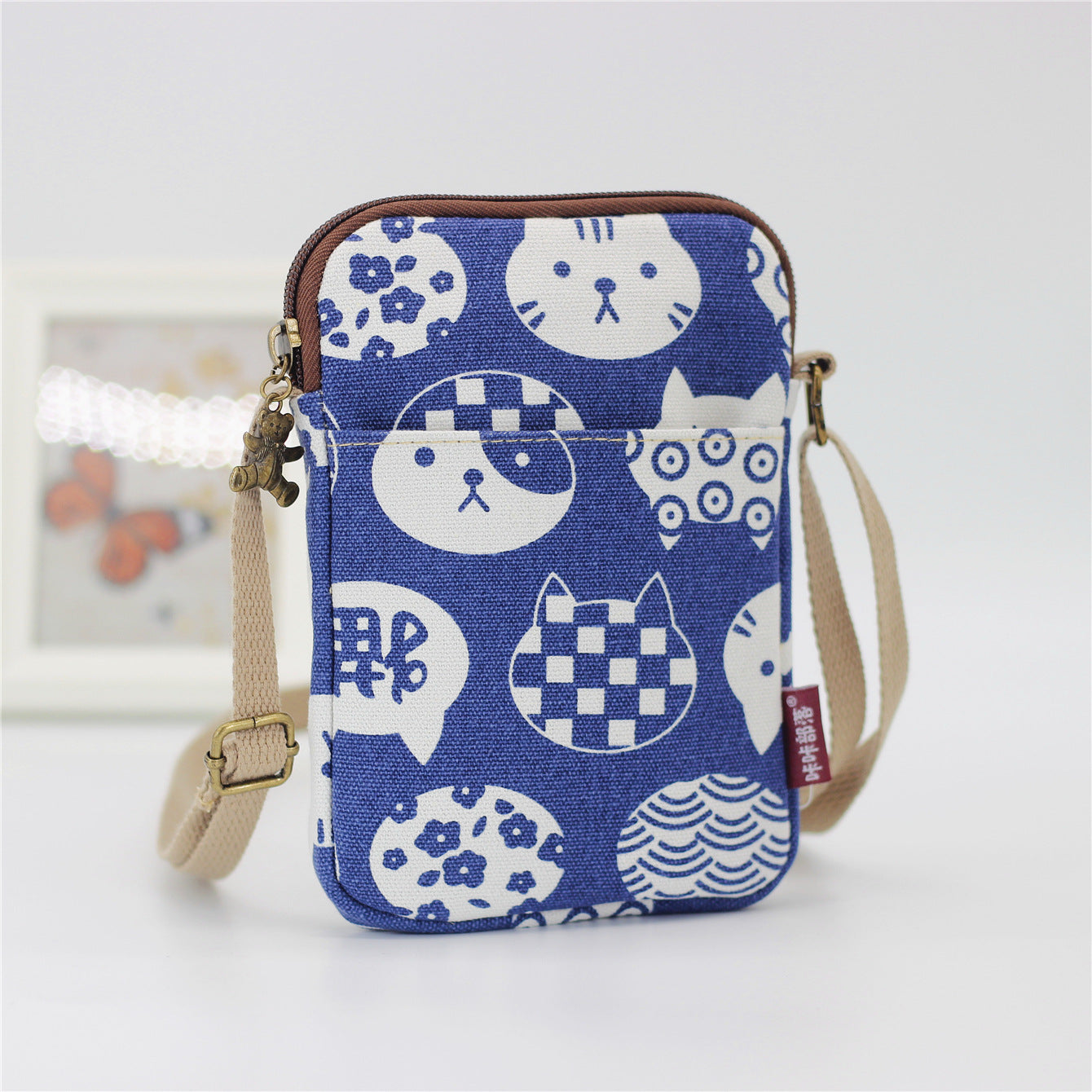 Summer Printing Canvas Mobile Kaka Tribal Phone Bags