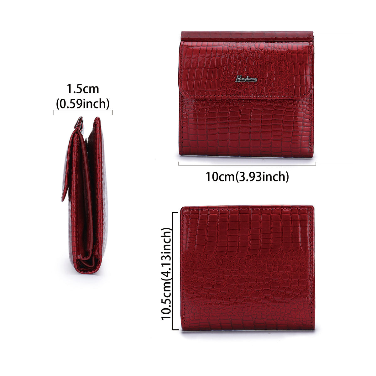 Multifunctional Short Genuine Leather Multiple Slots Ladies Wallet