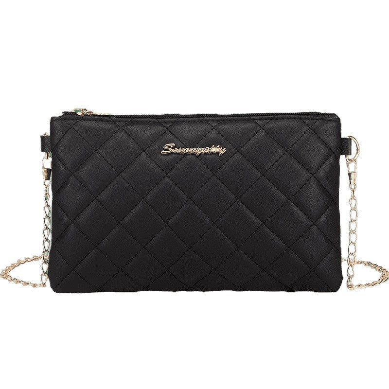 Classy Charming Women's Rhombus Chain Embroidered Women's Shoulder Bag