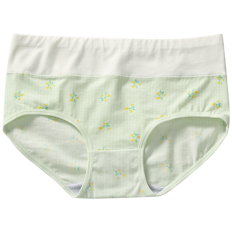 Women's Contraction Seamless Cotton Crotch Underwear Cute Virgin Briefs Hip Panties