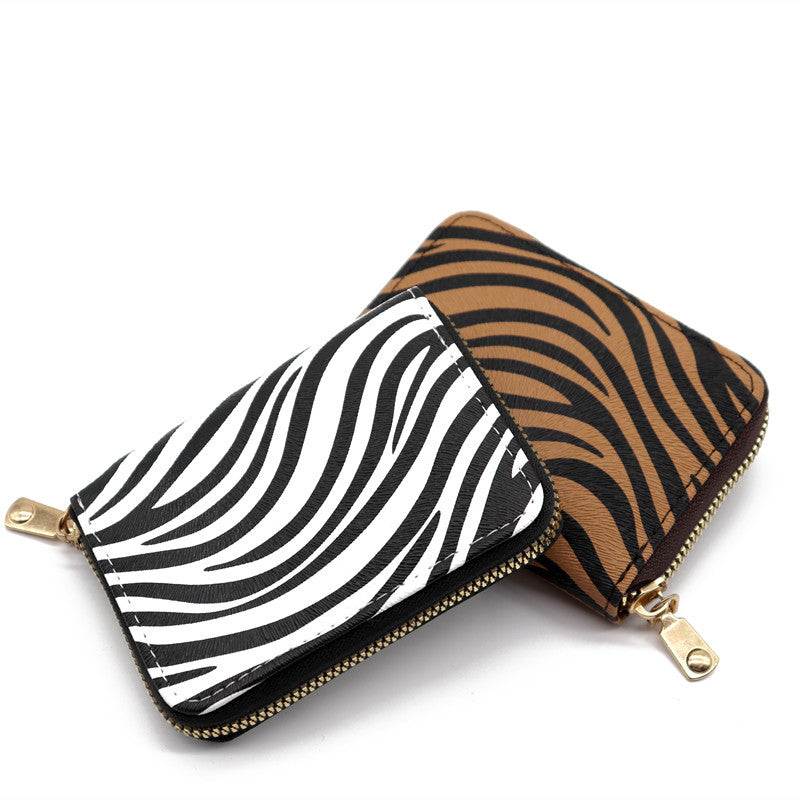 Animal Pattern Series Expanding Exquisite Short Large Card Holder