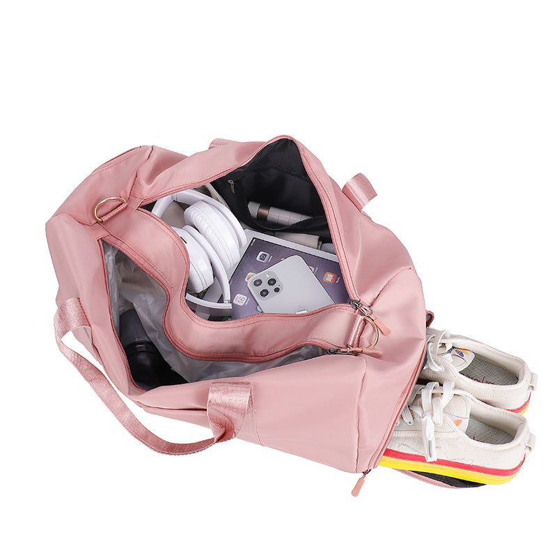 Women's Dry Separation Shoe Position Portable Large Travel Bags