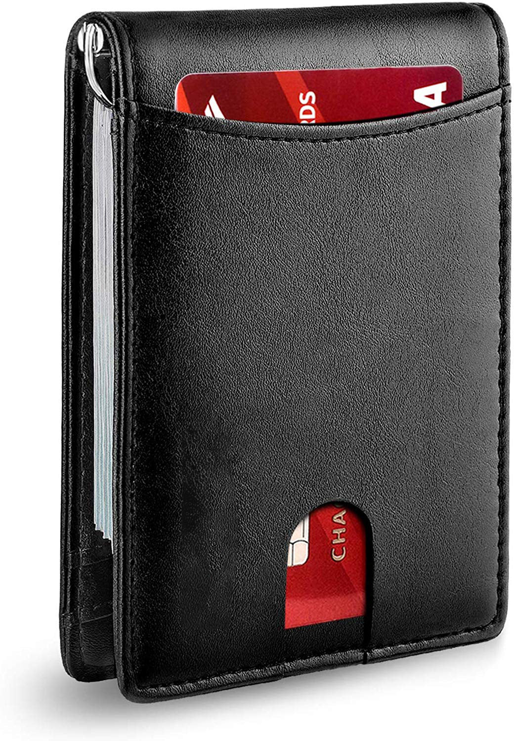 Men's Multiple Slots American Gold Clip Carbon Fiber Men's Wallet