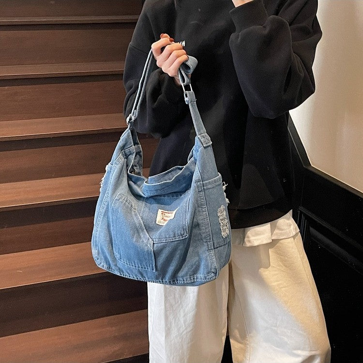 Elegant Women's Mori Canvas Large Capacity Bags