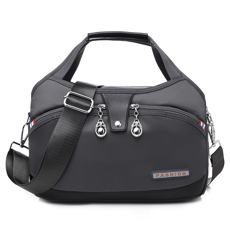 Women's And Lightweight Oxford Cloth Korean Style Large Capacity Waterproof Shopping Shoulder Bags
