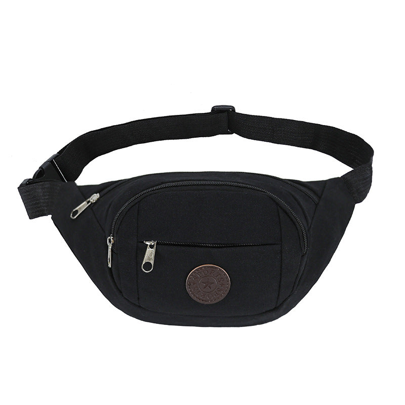 Women's & Men's & Canvas Fashion Large Capacity Storage Men's Waist Packs