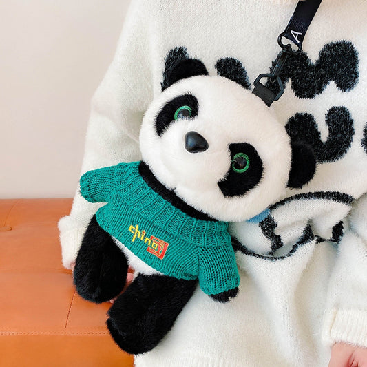 National Treasure Panda Doll Female Crane Machines Backpacks