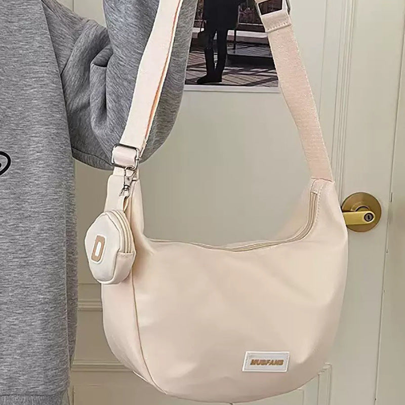 Style Versatile Summer Nylon Cloth Dumpling Class Large Bags