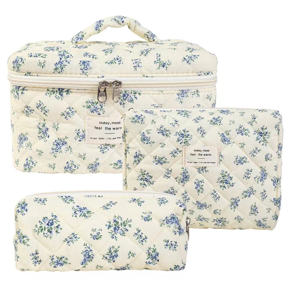 Large Capacity Portable Floral Storage Quilting Bags