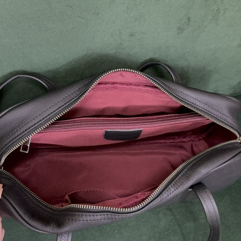 Women's Leather Fashionable Retro Underarm Large Capacity French Handbags