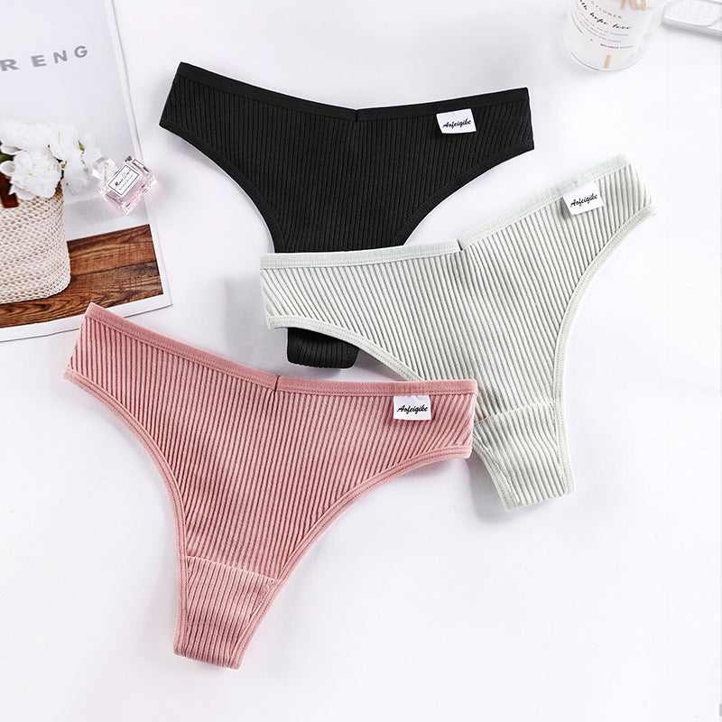 Women's Sexy Low Waist Seamless Underwear Pure Panties