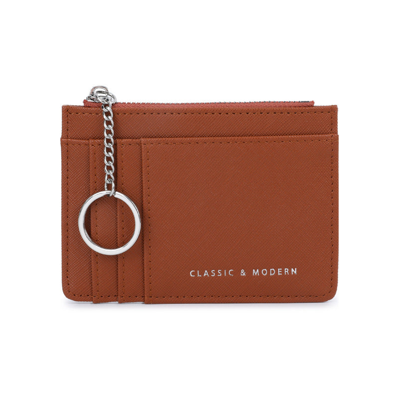 Women's Cross Pattern Korean Mini Multiple Card Holder